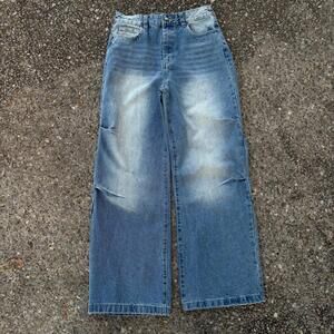 Y2K Baggy Wide Leg Jeans